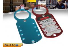China Eight Hole Aluminum HASP Lockout , 180 Mm * 70 Mm 79g Safety Lockout Hasp supplier