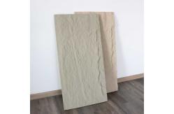 China Faux Pu Stone Wall Panel Mushroom Fireproof 3mm 1220 * 2440mm supplier