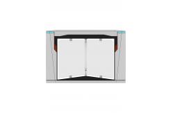 China Bidirectional Passage Swing Barrier Turnstile Biometric Access Control 30-40 Persons/Min supplier