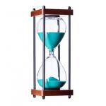 120 240 Minute Wooden Hourglass 1 Hour Sand Timer Hourglass for Decorative for sale