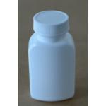 Small Square Plastic Bottles White Color For Medical Pills / Tablet Packaging for sale