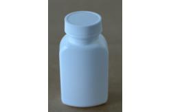 China 40ml HDPE Pharmaceutical Pill Bottles , Flat Medical Empty Tablet Bottles Aluminium Liner supplier
