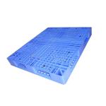 2T Grid 1300 X 1100 Rackable Blue Plastic Pallets Used In Pharmaceuticals for sale