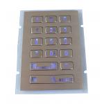 15 Keys 0.45Mm Short Stroke Door Entry Keypad High Performance for sale