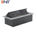220V Square Desktop Pop Up Power Plug Zinc Alloy For Computer Supply