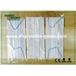 Disposable White TET Mesh Membrane Face Mask with Blue PU Band for sale