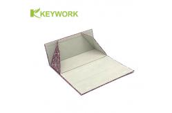 China Female Foldable Triangular Metal Eyewear Case Resist Compression Chinese Factory supplier