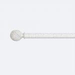 Custom Curtain Rod Set Single Bracket Four Leaf Flower Curtain Rod Finials