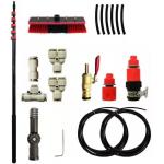 24FT Extend Clean Telescopic Window Brush For Washing for sale