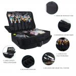 3 Layer Polyester Artist Brush Box With Adjustable Dividers