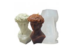 China David Figure Silicone Candle Mold Handmade 3D DIY Candle Molds Non Stick supplier