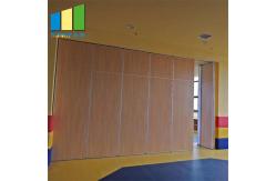 China Hanging Operable Wooden Movable Sound Proof Partitions For Hotel supplier