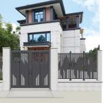 Electrical Motorized Driveway Aluminium Fence Gate For Houses for sale