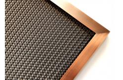 China Surface Finished Services Architectural Woven Wire Mesh With Pattern Design supplier