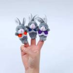 Family Member Interactive Animal Plush Finger Puppets For Kids OEM for sale
