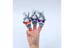 China Family Member Interactive Animal Plush Finger Puppets For Kids OEM supplier