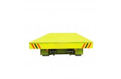 China Q345 Steel Electric Flatbed Industrial Transfer Carts For Untrackable Locations supplier