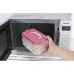 2 Layers Freezer And Microwave Safe Containers Plastic Kitchen Organizer