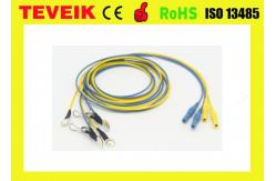 China Neurofeedback DIN1.5 Socket EEG Cable Silver Plated Copper Cup EEG Electrode supplier