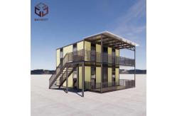 China Customized 20ft Prefab Flat Pack Container House With Ceramic Tile Flooring supplier