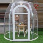 Wind Resistance Plastic Dome Tent Solid Sheet Patio Bubble Dome for sale