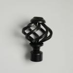 KIEI EP1031 Curtain Finial Hot Sale Luxury Adjustable Curtain Rod Hardware Precision Manufacturing Factory Outlet for sale