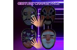 China Programmable Bluetooth LED Mask For Costume Cosplay Party Masquerade supplier