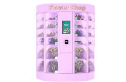 China Smart Automatic Flower Vending Locker Large Capacity With Adjustable Temperature supplier