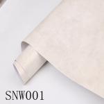 Waterproof Adhesive Cement Effect Wallpaper Removable White Concrete Effect Wallpaper for sale