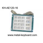 Customizable weatherproof Metal Keypad 16 button Stainless steel material for sale