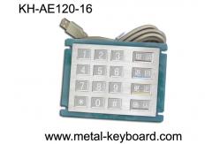 China Customizable weatherproof Metal Keypad 16 button Stainless steel material supplier