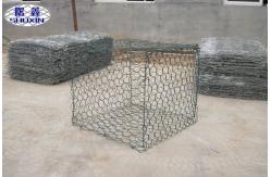 China Gabion Stone Cage For Erosion Control Project  Wove Gabion Wire Mesh supplier