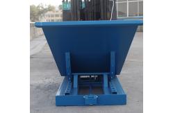 China Mobile 2 Cubic Yard Self Dumping Hopper Outdoor Steel Dump Hopper supplier