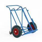 100 Lb Propane Tank Dolly Gas Cylinder Cart 3 Wheel Lightweight Oxygen Trolley for sale