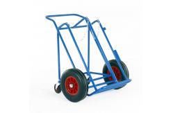 China 100 Lb Propane Tank Dolly Gas Cylinder Cart 3 Wheel Lightweight Oxygen Trolley supplier