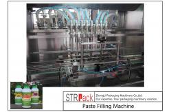 China Linear 8 Heads Auto Liquid Filling Machine For Chemicals / Fertilizer / Pesticide supplier