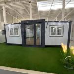 Double Wing Prefab Expandable Container House Contemporary Design Style
