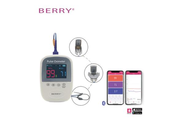 SpO2 / Pulse Rate Value Display Handheld Pulse Oximeter Adjustable Limit
