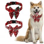 Small Pet Breakaway Kitten Christmas Collar With Cute Bow Bell for sale