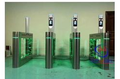China Pedestrian Swing Gate Barrier Portable Face Recognition Optical Access Control Turnstile supplier