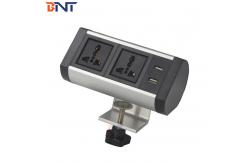China Mounted On Table Edge Round Design 250V Desktop Power Outlet supplier