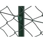 9 Gauge Green diamond hole shapePVC Coated Chain Link Fence for Park for sale