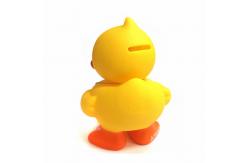 China B.Duck PVC Unbreakable Saving Bank Plastic Coin Bank For Kids supplier