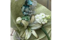 China Handmade Stone Pattern Ink Floating Dyeing Flower Packaging Paper supplier