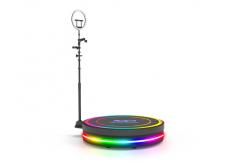 China Automatic Portable 360 Photo Booth 360 Spin Camera Booth With Extendable Stand supplier