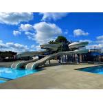 Commercial Fiberglass Swimming Pool Aqua Game Fiberglass Water Slide for sale