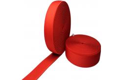 China Bodybuilding Latex Resistance Band Polyester Elastic Webbing 2.5cm Red supplier