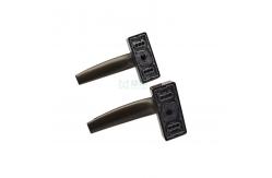 China Door And Window Lock Lever Handle With 91mm Shaft Polished Finish supplier