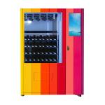 Credit Card Payment Wine Vending Kiosk , Refrigerated Vending Machine With Elevator for sale