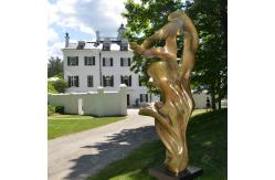 China Garden Modern Bronze Sculpture , Bronze Cast Sculpture Davonte With Patina Surface supplier